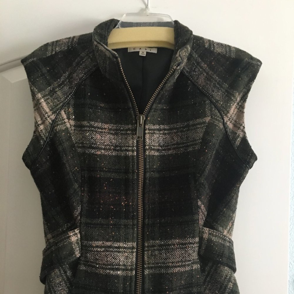 CAbi wool vest Hunter Green